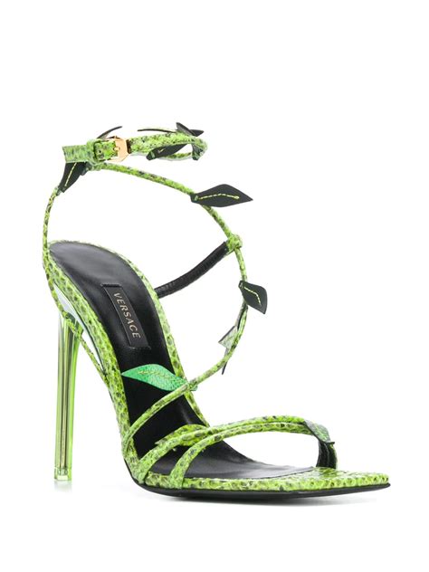 versace leaf shoe|Versace shoes for women.